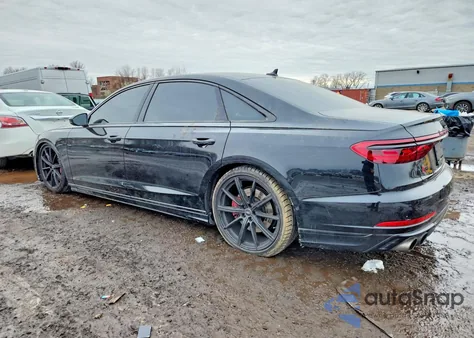 2023 Audi S8 из США, поврежденный, VIN WAULSAF89PN012152